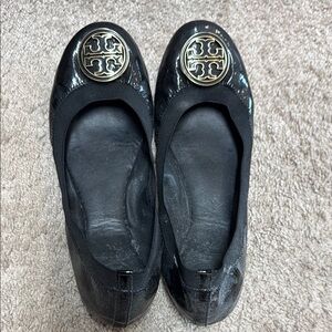 Tory Burch Black Ballet Flats